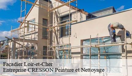 Façadier 41 Loir-et-Cher  Entreprise CRESSON Peinture et Nettoyage