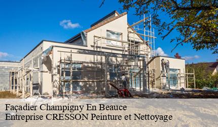 Façadier  champigny-en-beauce-41330 Entreprise CRESSON Peinture et Nettoyage