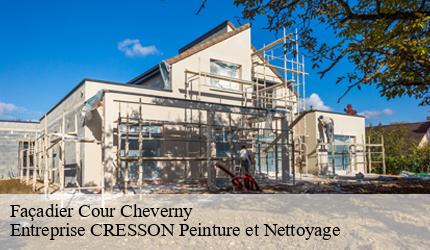 Façadier  cour-cheverny-41700 Entreprise CRESSON Peinture et Nettoyage