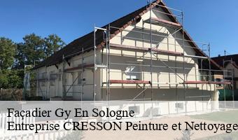 Façadier  gy-en-sologne-41230 Entreprise CRESSON Peinture et Nettoyage