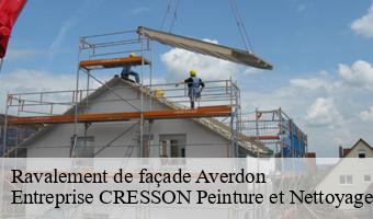 Ravalement de façade  averdon-41330 Entreprise CRESSON Peinture et Nettoyage