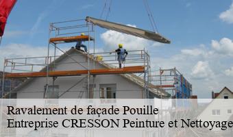 Ravalement de façade  pouille-41110 Entreprise CRESSON Peinture et Nettoyage